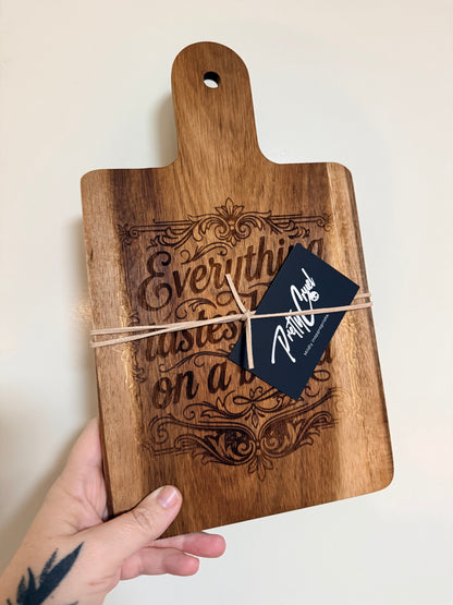 Better on a Board - charcuterie board