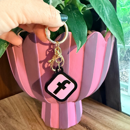 Social media 'Tap & Go' Keyring