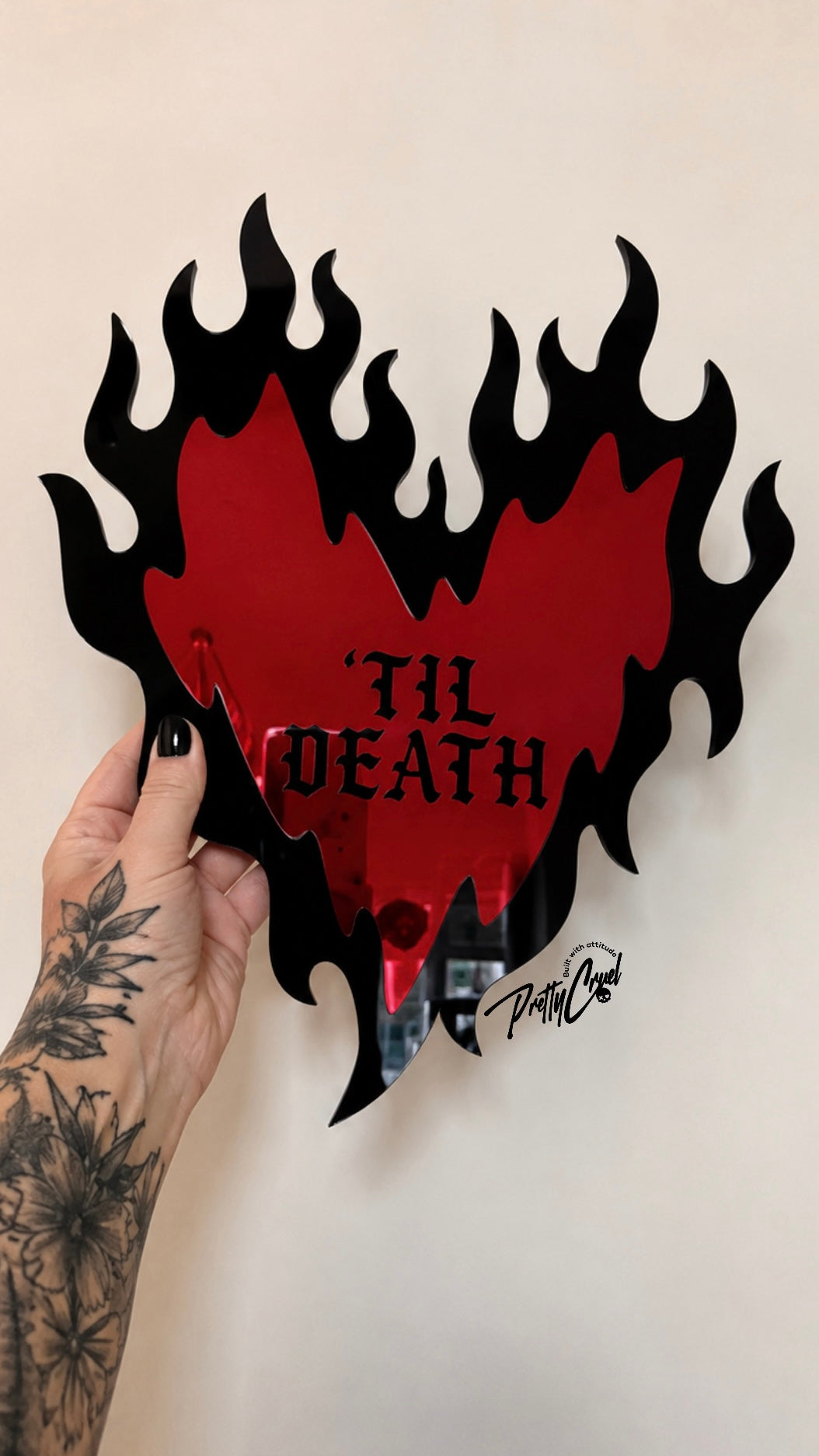 'Til Death Flaming Heart