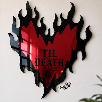 'Til Death Flaming Heart