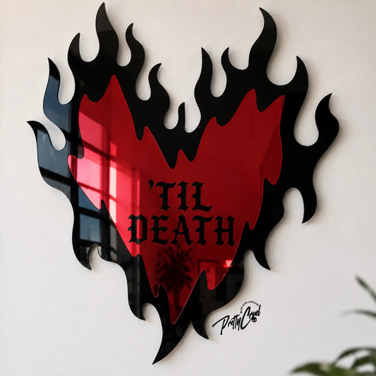 'Til Death Flaming Heart