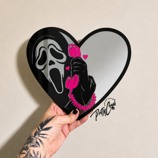 'Scream Queen' Ghostface Acrylic Wall Art