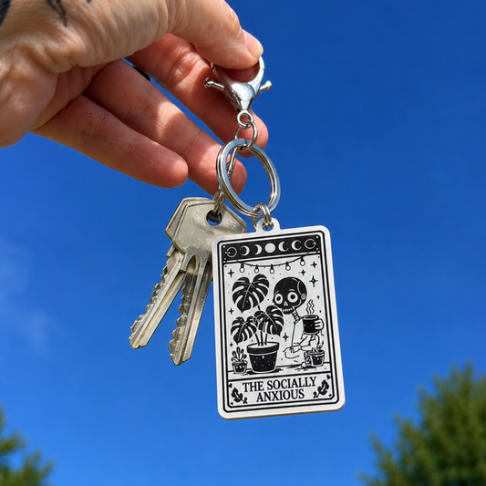 The Socially Anxious Keyring